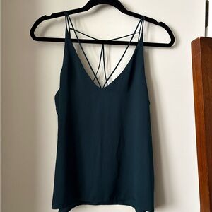 Topshop Dark Teal Strappy Camisole